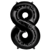 Black Jumbo Number Balloons 34" | 1 ct - Zurchers