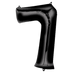 Black Jumbo Number Balloons 34" | 1 ct - Zurchers
