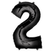 Black Jumbo Number Balloons 34" | 1 ct - Zurchers