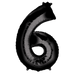 Black Jumbo Number Balloons 34" | 1 ct - Zurchers