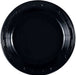 50ct 7in Plastic Plate Black - Party Supplies