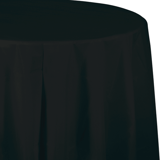 Black Velvet Tablecover, Octy Round 82" | 1ct