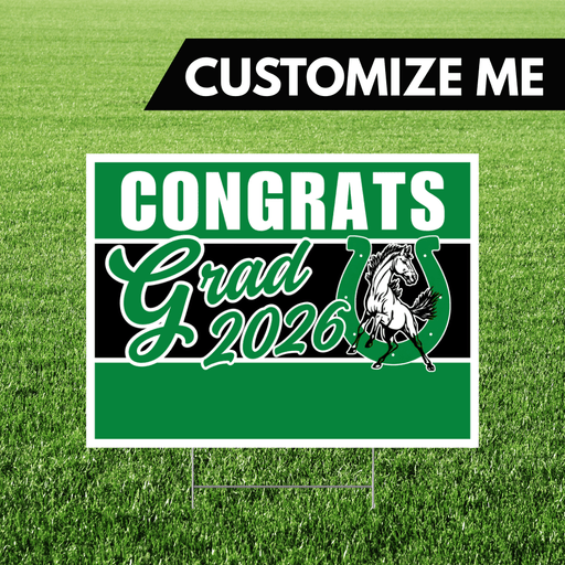 Blackfoot ID Custom Grad 2026 Yard Sign 18x24" | 1ct