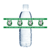 Clear water bottle with a green label featuring 'Blackfoot Broncos' on a white background