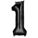 Black Jumbo Number Balloons 34" | 1 ct - Zurchers