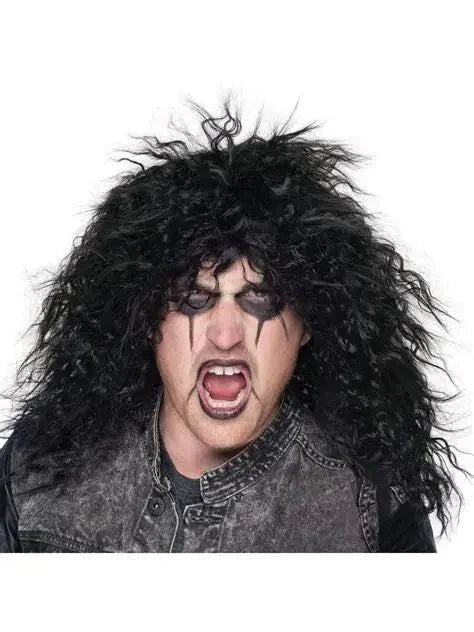 Black Hard Rocker Wig | 1ct