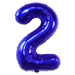 Blue Jumbo Number Balloons 34" | 1 ct - Zurchers