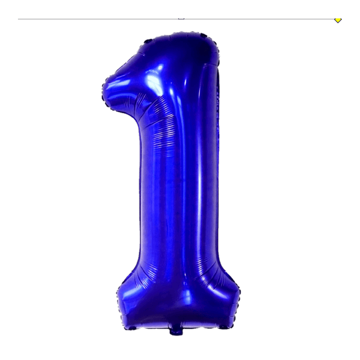 Blue Jumbo Number Balloons 34" | 1 ct - Zurchers