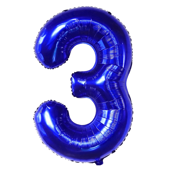 Blue Jumbo Number Balloons 34" | 1 ct - Zurchers