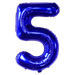 Blue Jumbo Number Balloons 34" | 1 ct - Zurchers