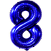 Blue Jumbo Number Balloons 34" | 1 ct - Zurchers