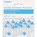 Blue Mini Baby Bottle Favors | 24 ct - Zurchers