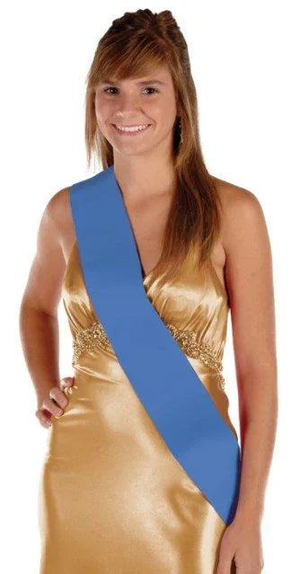 Blue Satin Sash | 1ct