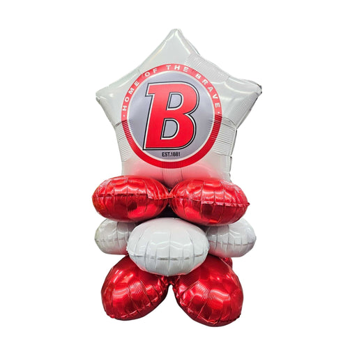 Boise High School Air-filled Balloon Quad 17" | 1ct