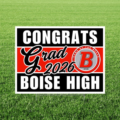 Boise High School Grad Yard Sign 24" x 18" | 1 ct