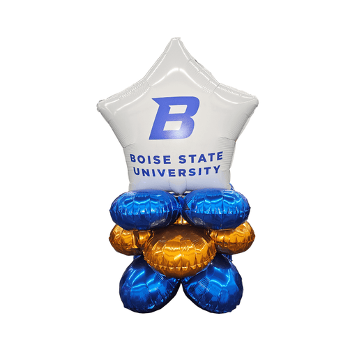 Boist St Stacked Logo Air-filled Balloon Quad 17" | 1ct