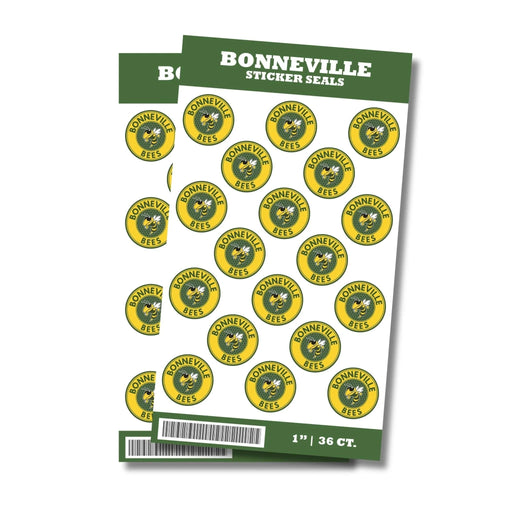 Bonneville Idaho High School Sticker Seal 1" | 36 ct