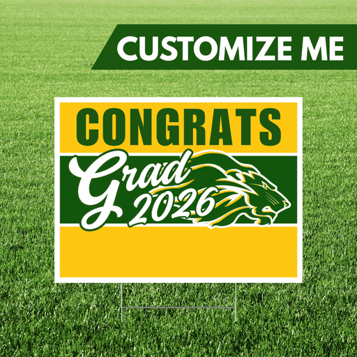 Borah Custom Grad High School Custom Name Grad Yard Sign 24" x 18" | 1 ct
