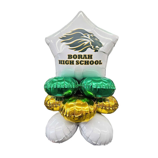 Borah High School Air-filled Balloon Quad 17" | 1ct