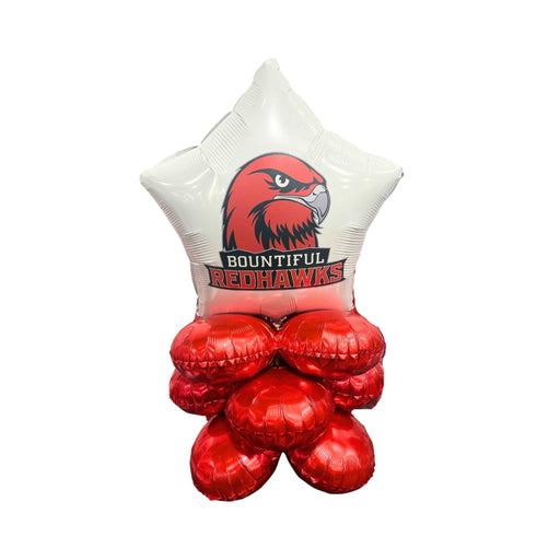 Bountiful High School Air-filled Balloon Quad 17" | 1ct