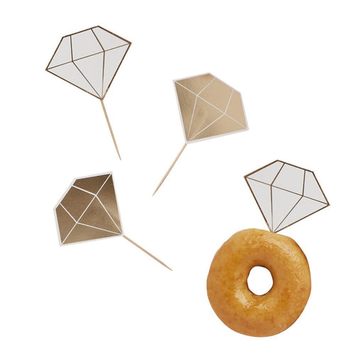 Bride To Be Diamond Food Picks | 12ct