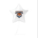 White star-shaped mylar balloon featuring the Brighton High School tiger logo and "BRIGHTON" text in navy and orange.