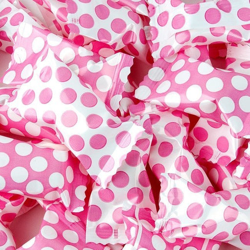 Bright Pink Big Dots Buttermint Creams | 50ct