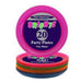 Brights Neon Plastic Dinner Plates | 20ct - Zurchers