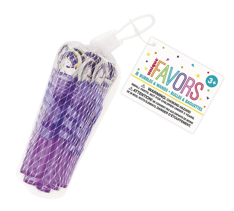 8ct Bubble Wands Bag Unicorn - Party Supplies