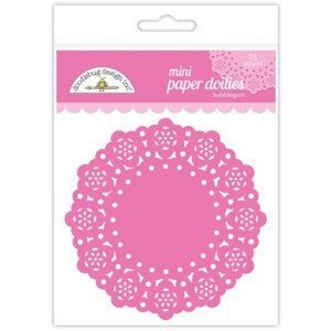 Bubblegum Mini Doilies, 3" | 75 ct