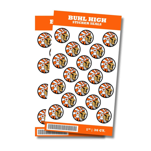 Buhl High School Sticker Seal 1" | 36 ct