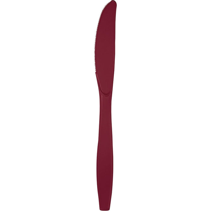 Knife Burgundy - Party Supplies