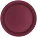 50ct 9in Paper Plate Burgundy - Party Supplies