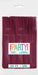 Package of 50 burgundy heavy-duty knives with colorful Party branding and text indicating ultra-resistant utensils.