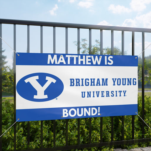BYU Bound Custom Name Banner 2 sizes | 1ct