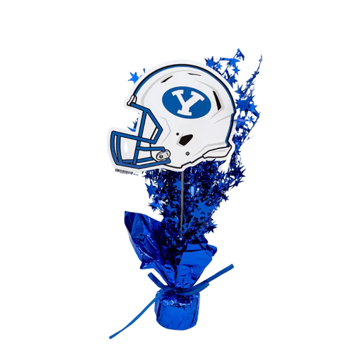 BYU Football Helmet Centerpiece Spray 14" | 1 ct