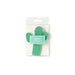 Green fabric cactus-shaped banner with white stitch details and mint label reading "My Mind's Eye Cactus Banner Double-Sided" displayed in clear packaging with hang tab.