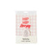 Pink neon-style cake topper reading "HIP HIP Hooray" with a tiered cake icon, displayed in clear packaging with pink gingham background.