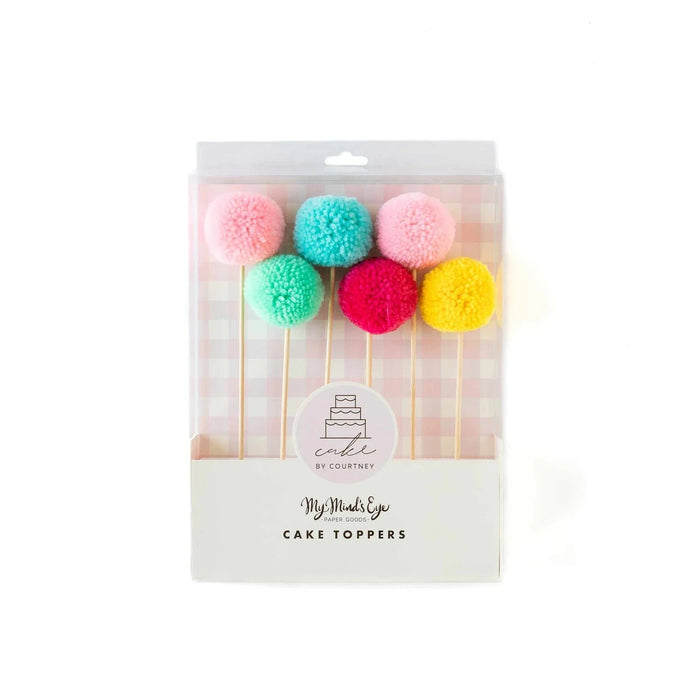 Cake by Courtney Pom Pom Cake Toppers | 6 ct - Zurchers