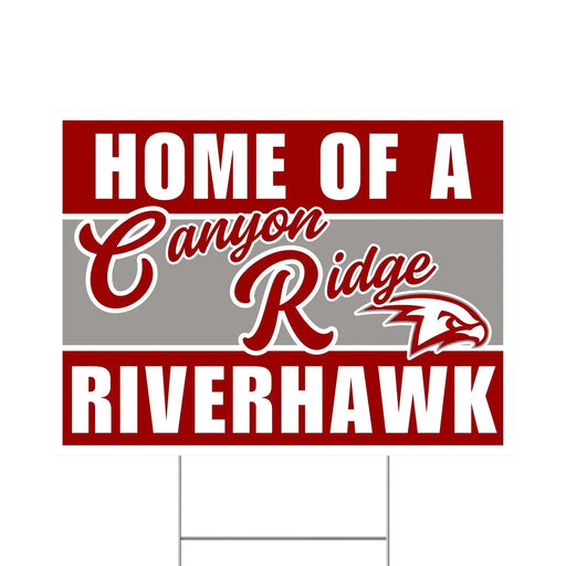 Canyon Ridge High School Spirit Yard Sign 24" x 18" | 1 ct