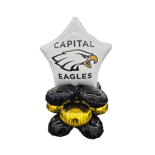 Capital High School Air-filled Balloon Quad 17" | 1ct