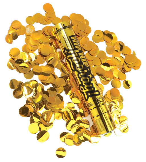 Celebration Confetti Cannon Gold 12" | 1ct