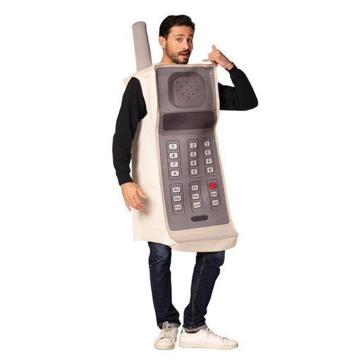 Halloween Retro Brick Cell Phone Costume Adult 1 Size | 1 ct