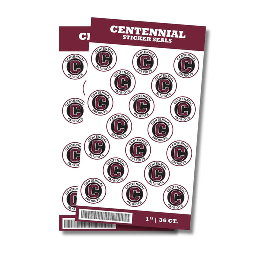 Centennial High School Sticker Seal 1" | 36 ct