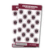 Sheet of 36 burgundy and white circular sticker seals featuring a "C" logo and "Centennial Patriots" text, each 1 inch in diameter.