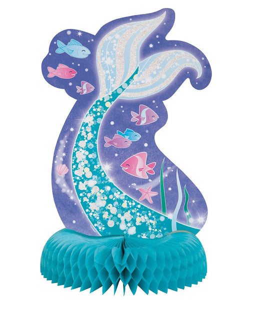 Centerpiece Mermaid Honeycomb 14in | 1ct