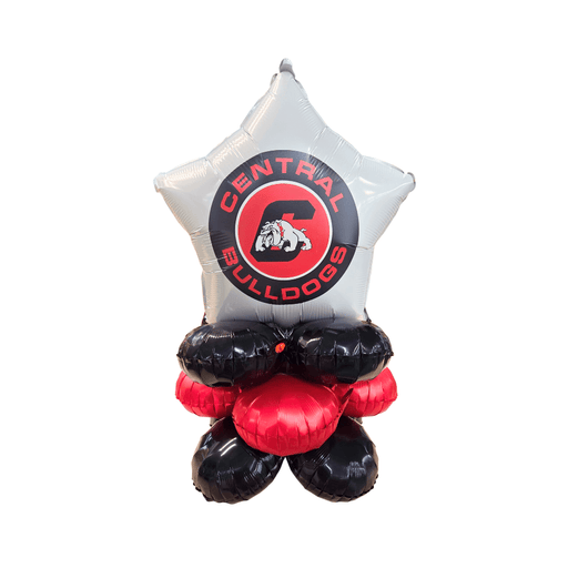 Central High School Air-Filled Balloon Quad 17" | 1ct