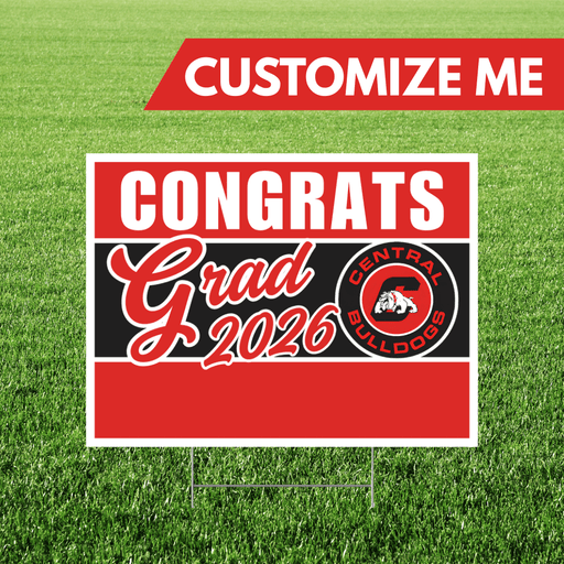 Central MO Custom Grad 2026 Yard Sign 18x24" | 1ct