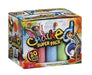 Colorful Chalked Super Pack box containing 20 pieces of chalk in pink, blue, and green cylinders with illustrated children playing on the packaging.