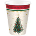 Christmas Elegant Evergreen Paper Cups 9 oz | 20 ct - Zurchers
